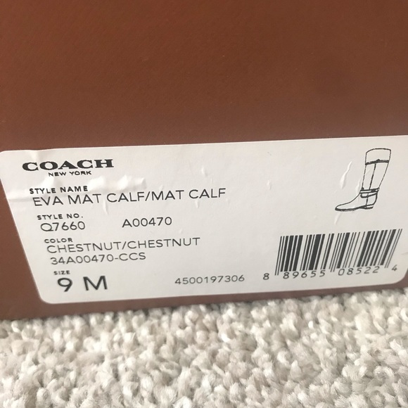 Coach leather riding boots size 9 great condition! - Picture 3 of 7